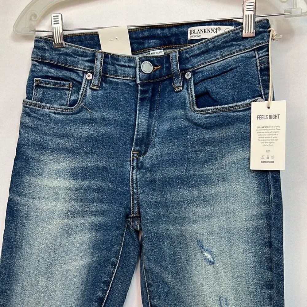 Blank NYC the Bond Mid-rise Skinny Jeans size 25 NWT
